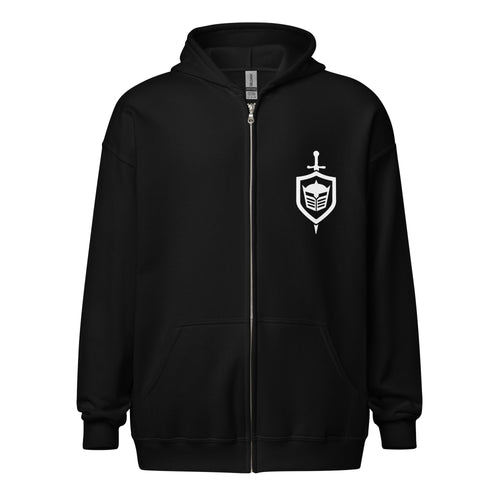Knight Demon Zip Up Hoodie (Fitted)